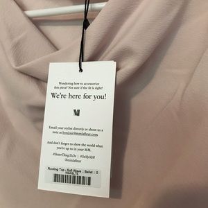 NWT MM La Fleur Rowling top in Ballet, size small
